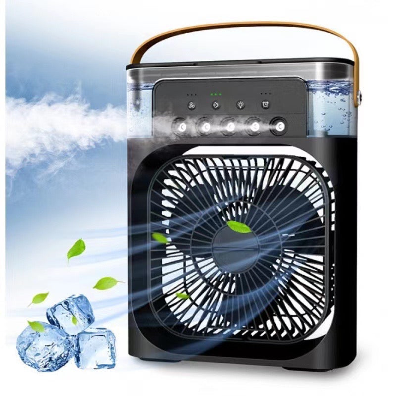 Portable 3-in-1 Air Cooler Fan – Mini AC with Humidifier & LED Light