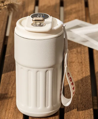 Smart Digital Insulated Bottle – 450ml Stainless Steel Thermal Mug