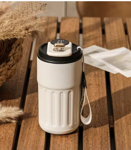 Smart Digital Insulated Bottle – 450ml Stainless Steel Thermal Mug